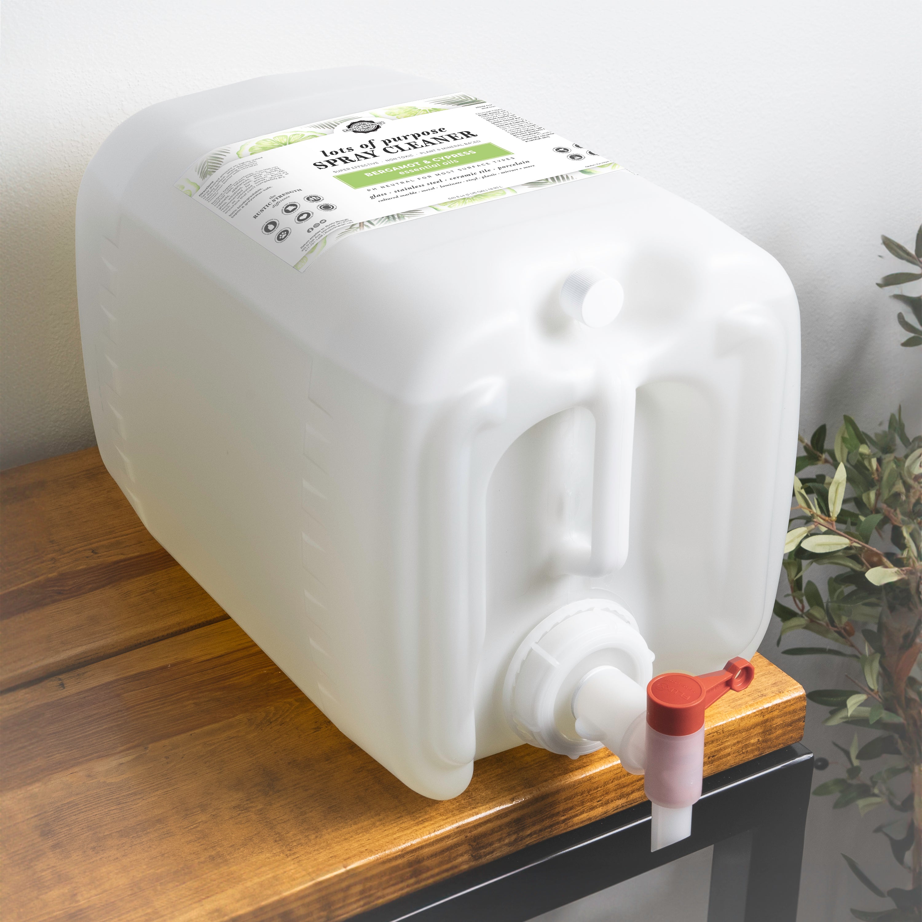 Lots of Purpose Spray Cleaner | Bergamot & Cypress 5 Gallon Eco Jug with Spout