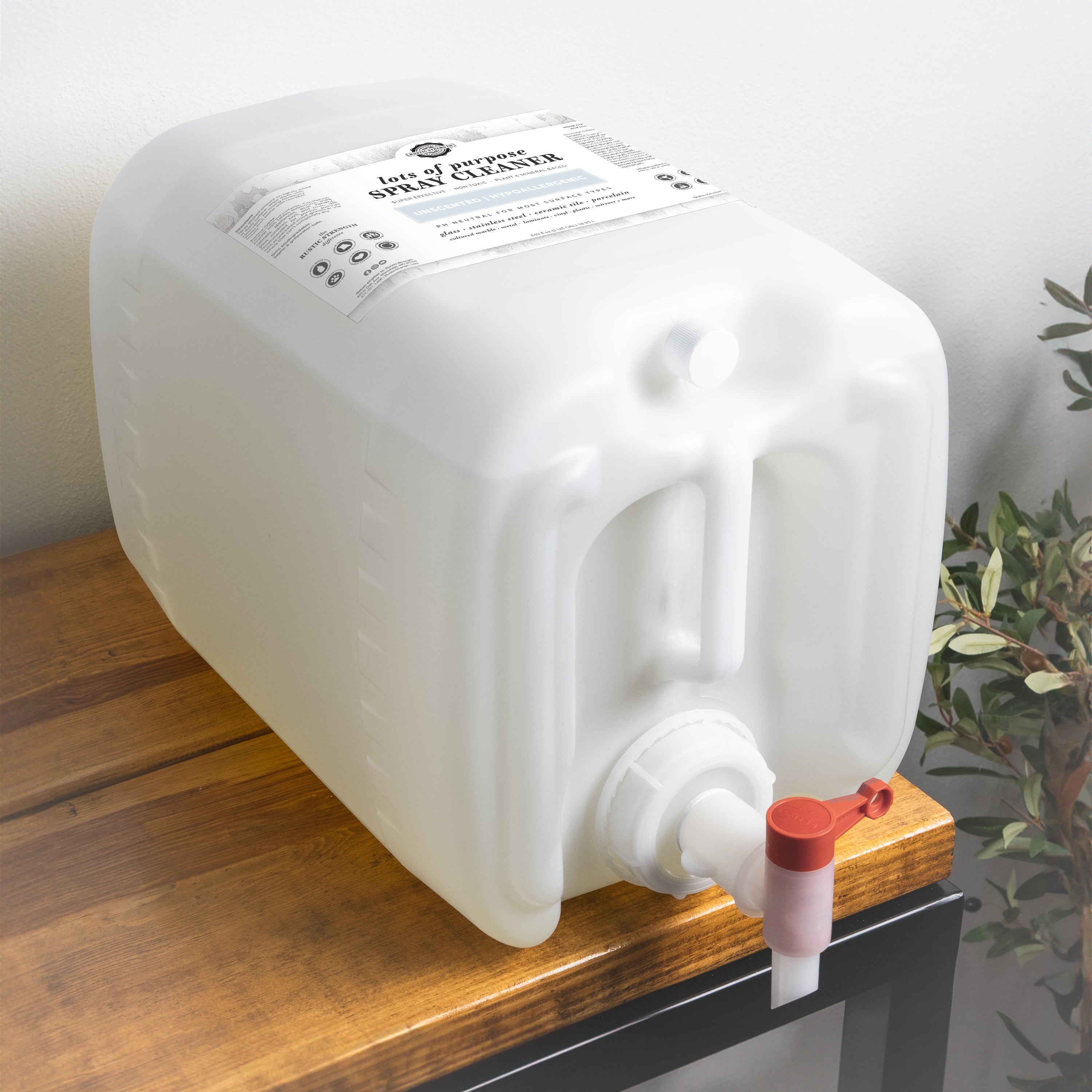 Lots of Purpose Spray Cleaner | Unscented 5 Gallon Eco Jug with Spout