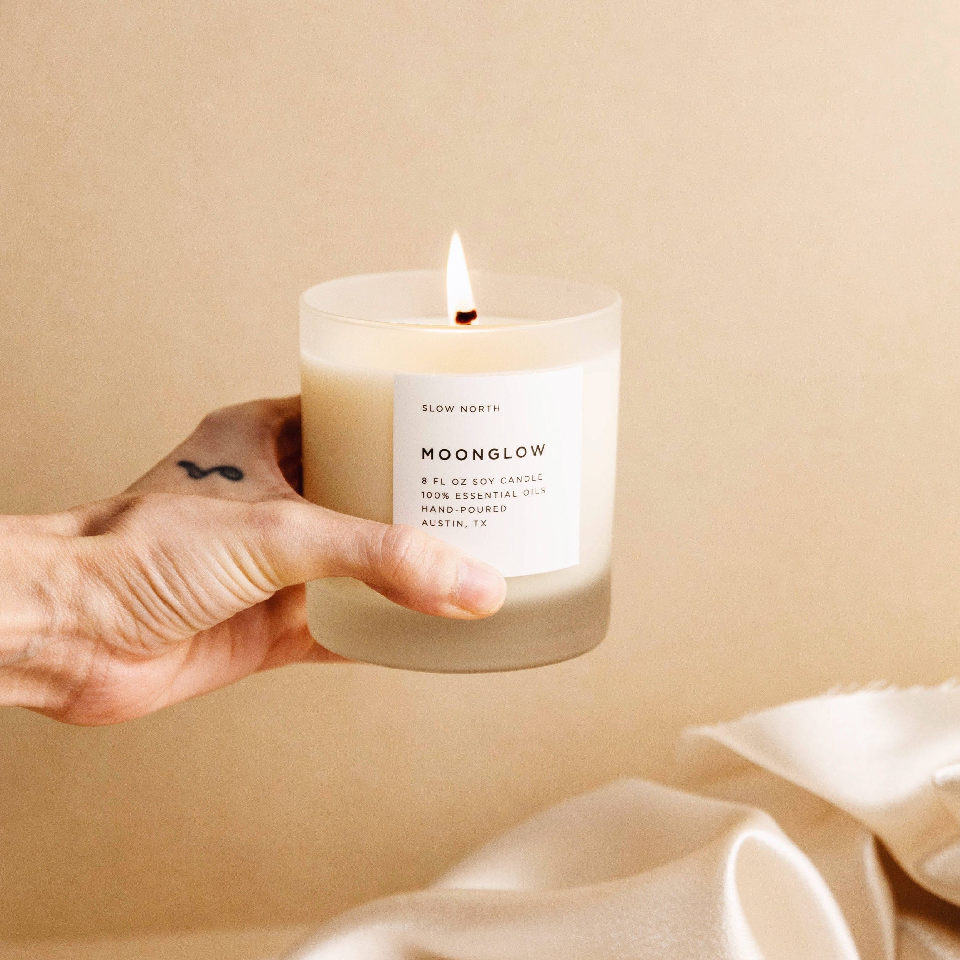 Moonglow - Signature Candle (Patchouli + Cinnamon + Black Pepper)