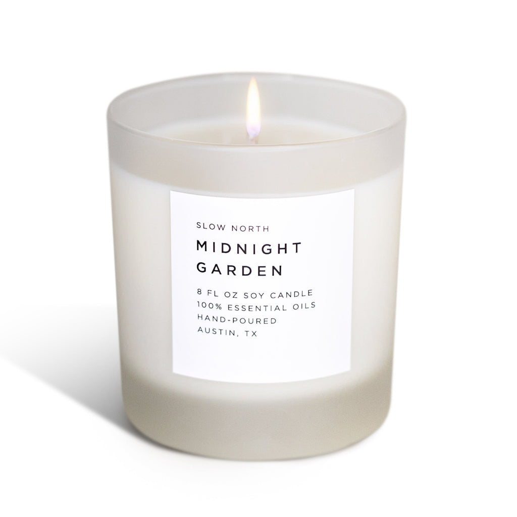 Midnight Garden - Signature Candle (Lavender + Rosemary + Geranium)