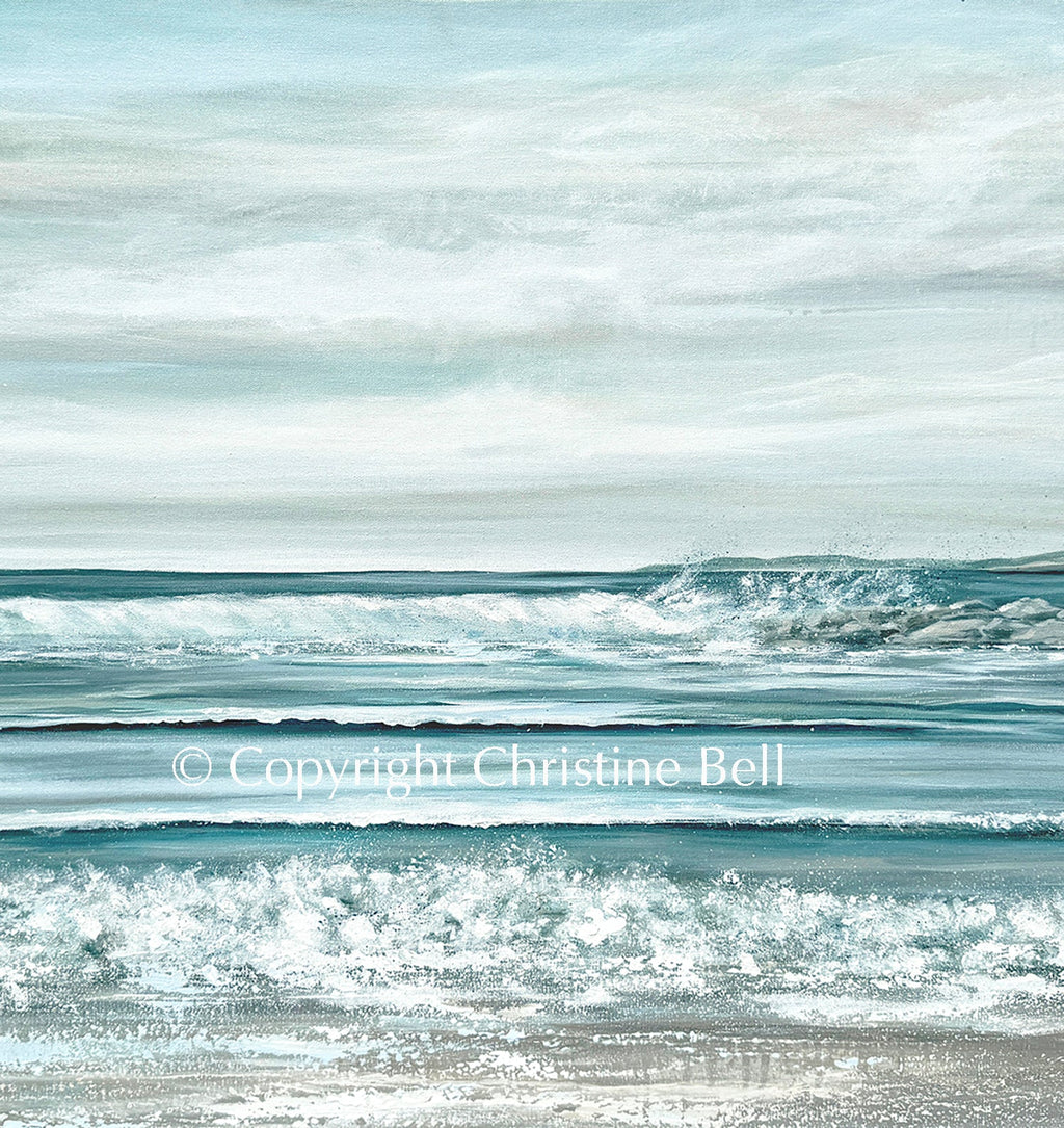 "Seaspray" Giclée Print Coastal Ocean Painting
