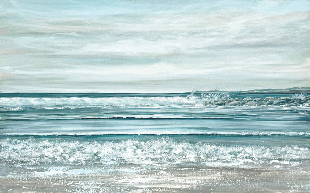 "Seaspray" Giclée Print Coastal Ocean Painting
