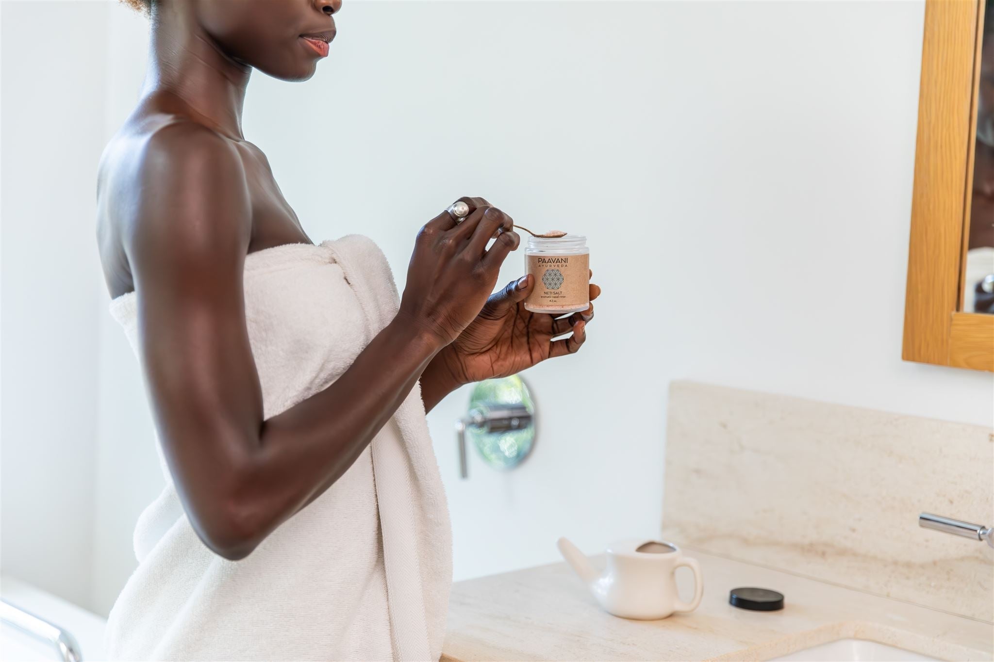 Aromatic Neti Salt | Herbal-Infused Mineral Rinse for Nasal Care