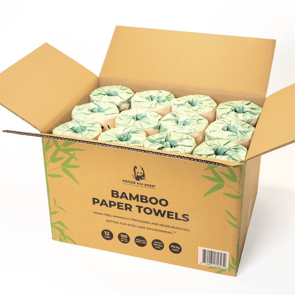 Panda Eco Paper | Bamboo Paper Towels 12 rolls