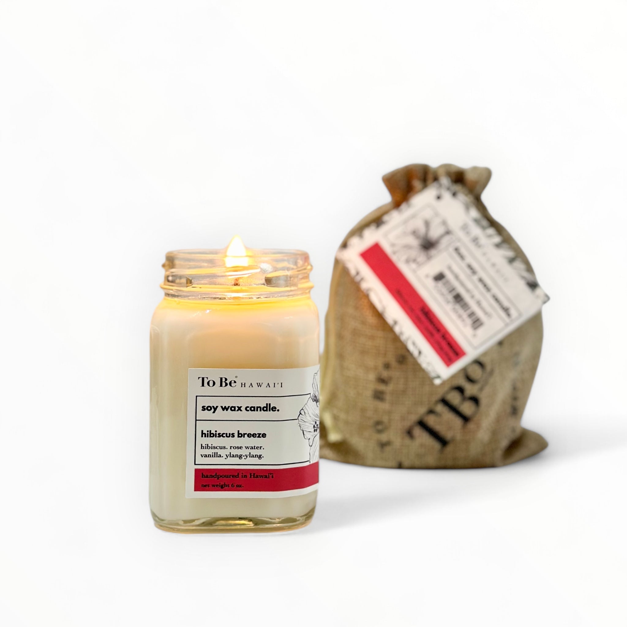 Hibiscus Breeze Soy Wax Candle