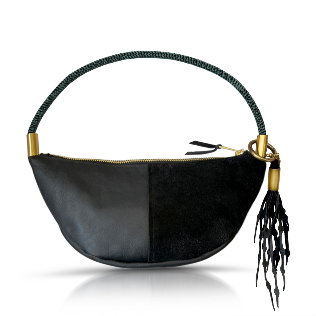 Sling Bag // in Black Leather