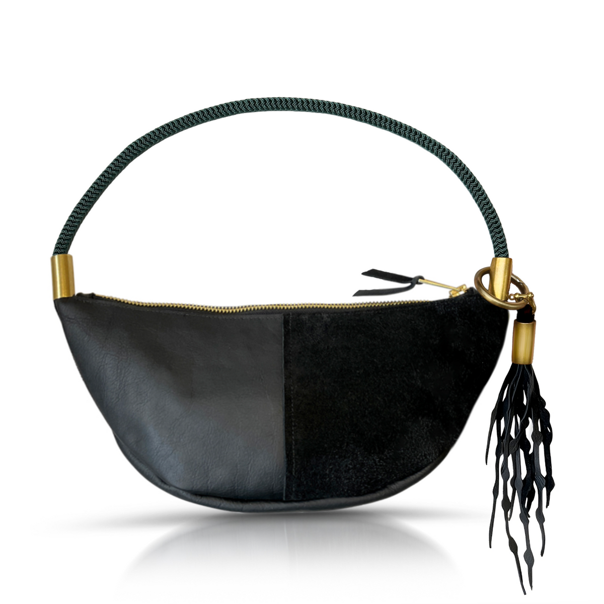 Sling Bag // in Black Leather