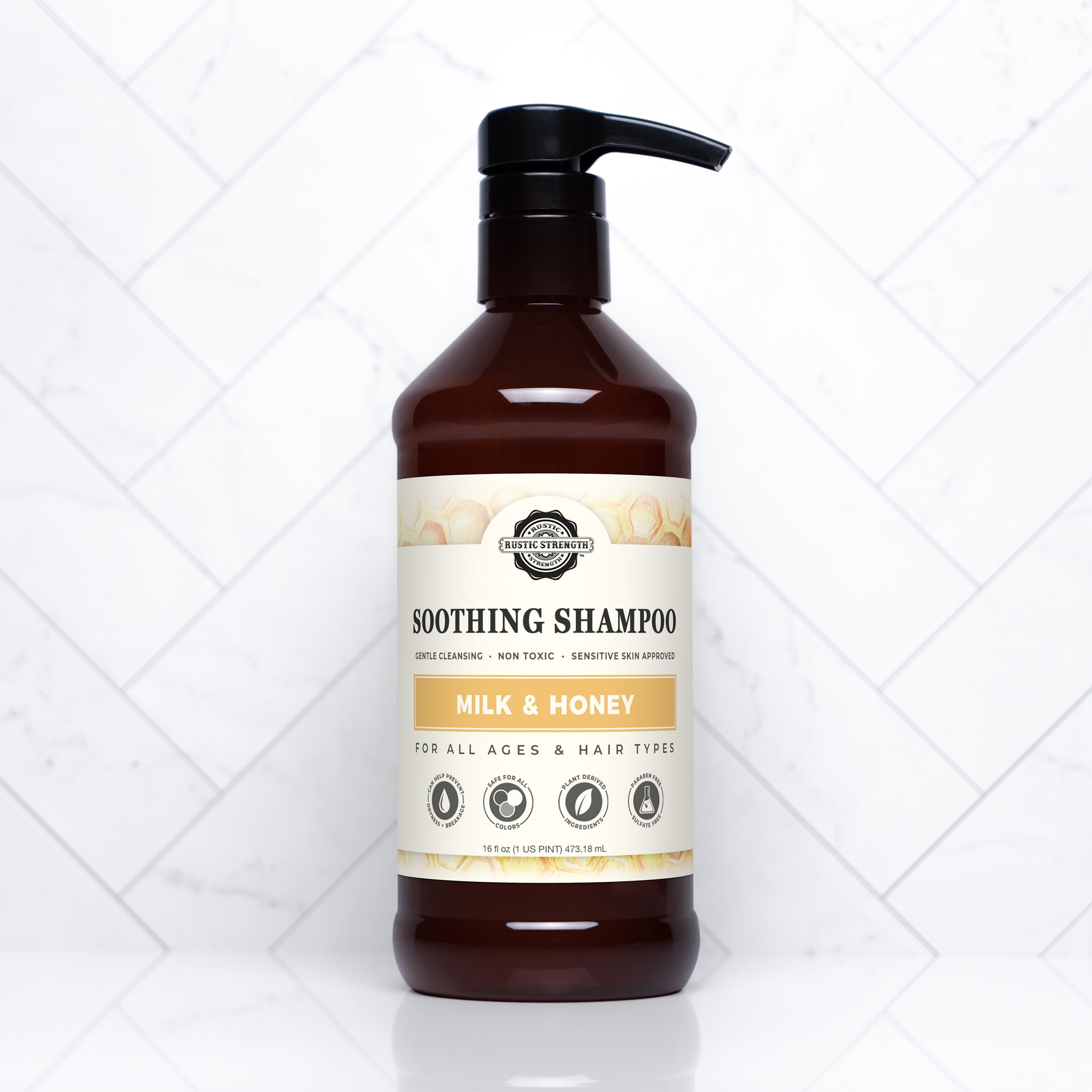 Soothing Shampoo | Milk & Honey 16 oz Plastic