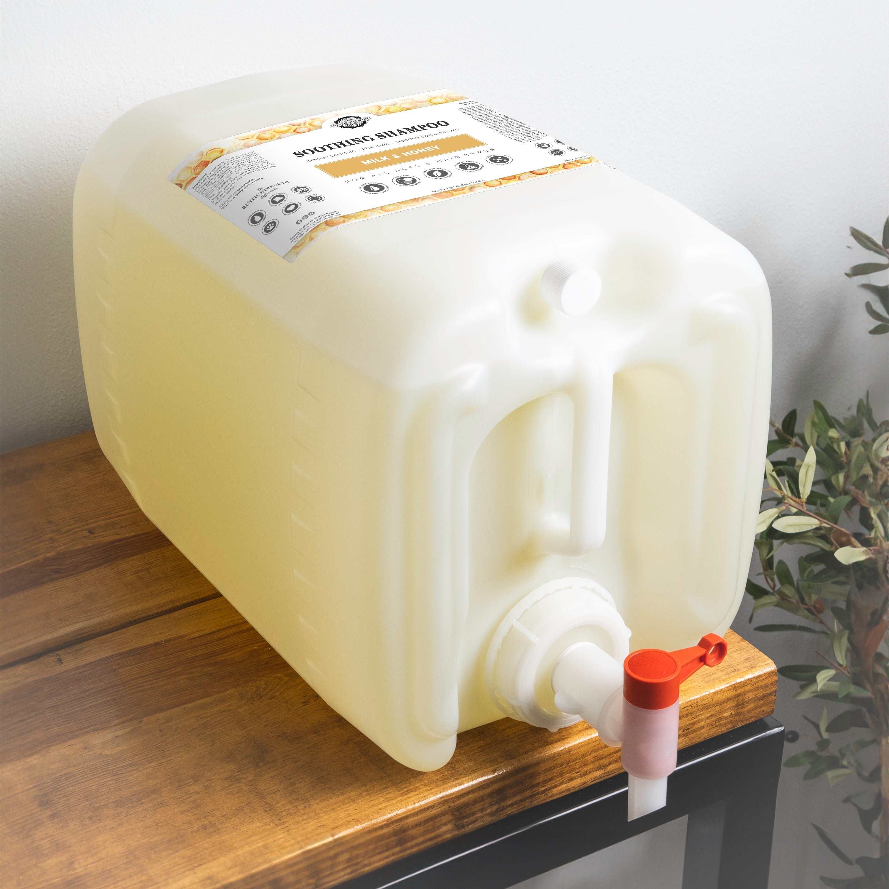 Soothing Shampoo | Milk & Honey 5 Gallon Eco Jug with Spout