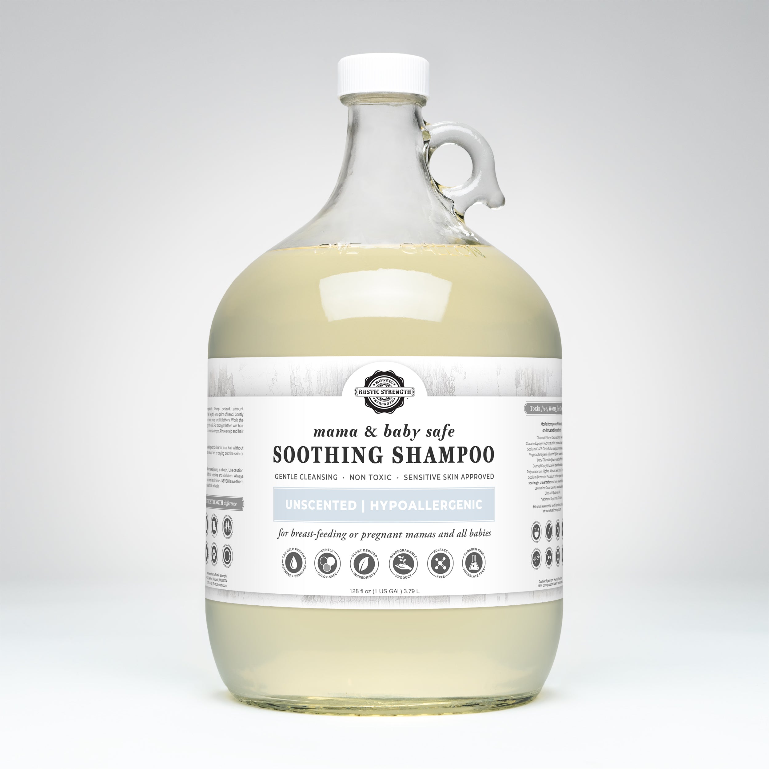 Soothing Shampoo | Mama + Baby Safe Gallon Glass