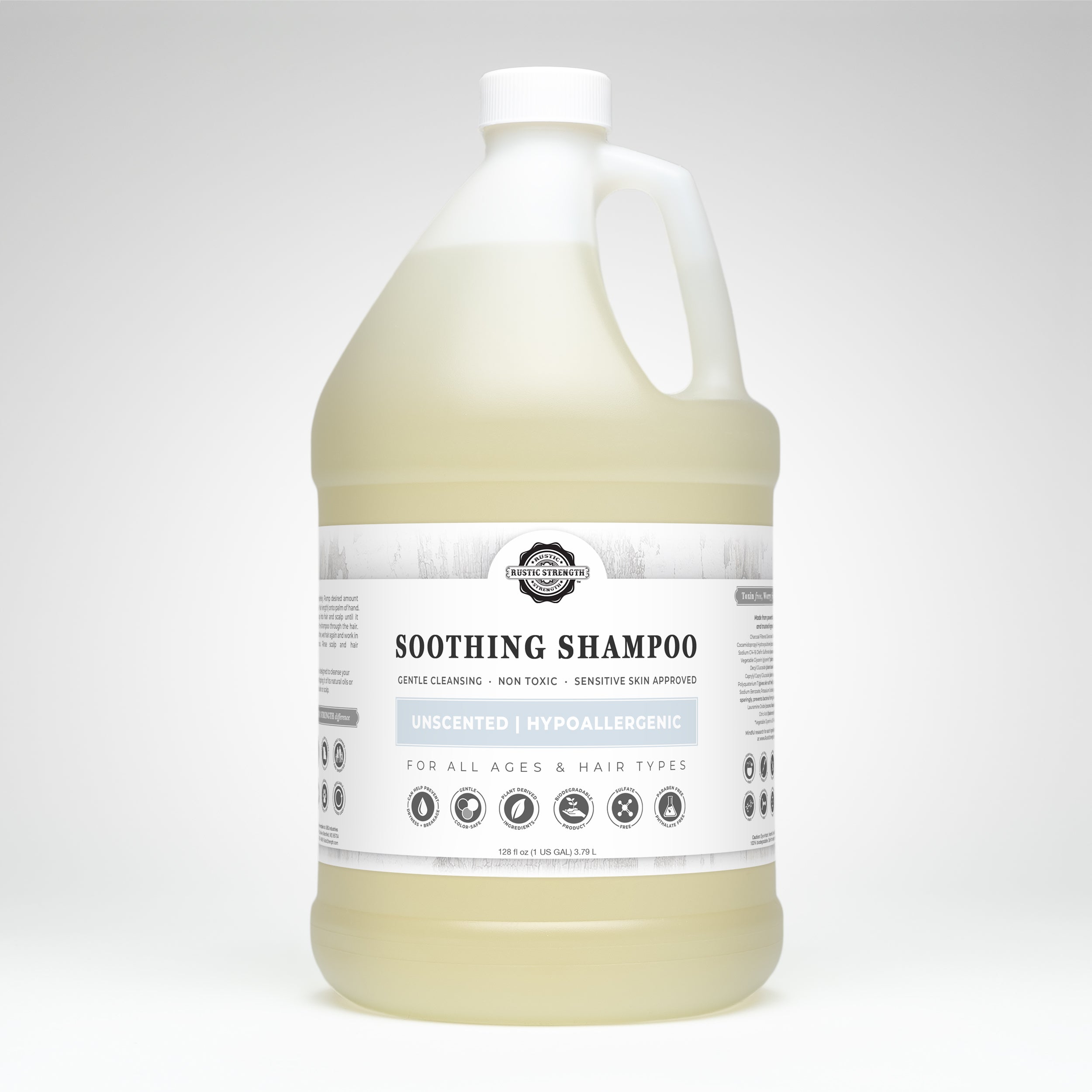 Soothing Shampoo | Unscented Gallon Plastic