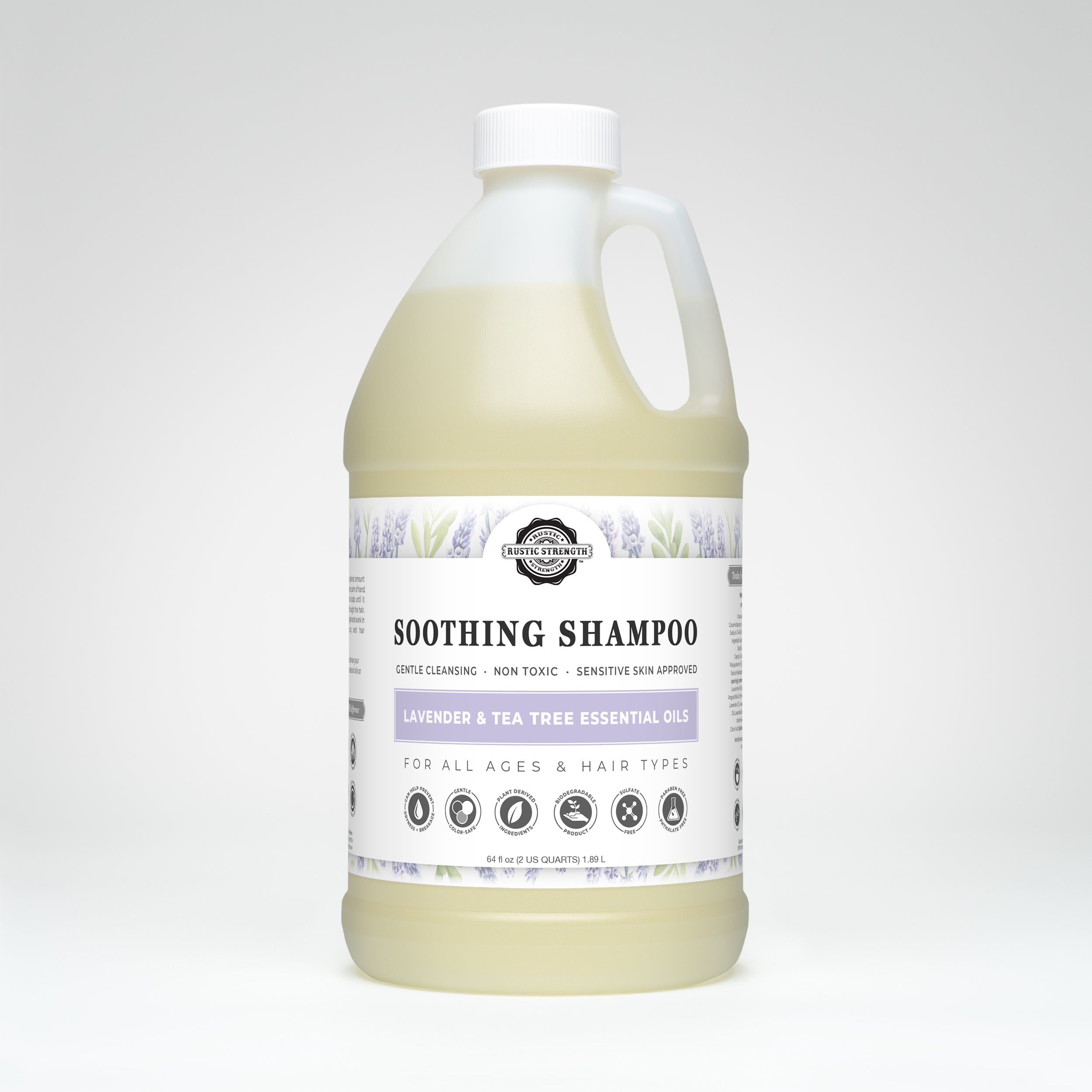Soothing Shampoo | Lavender & Tea Tree Half Gallon