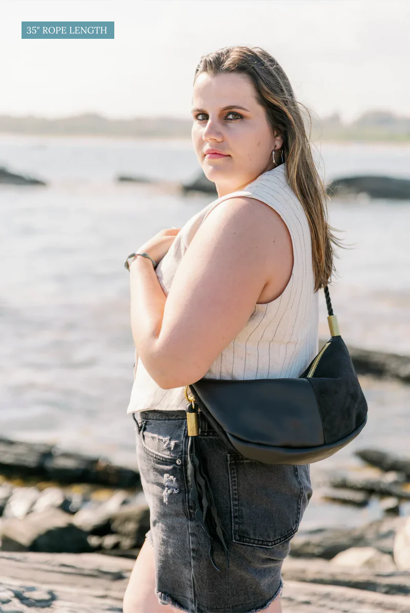 Sling Bag // in Brown Leather