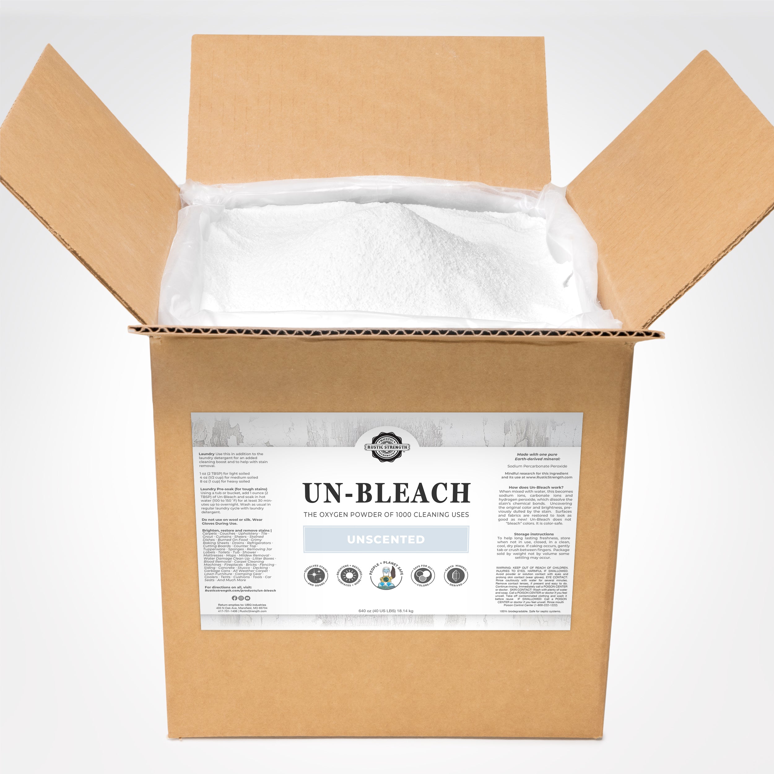 Un-Bleach 40 LB Bag-in-Box