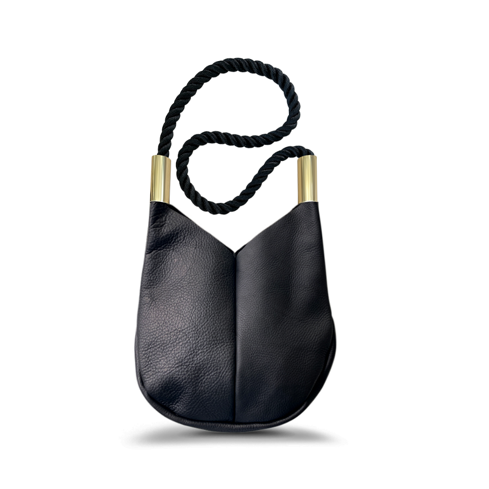 Original Wildwood Bag // Small Crossbody in Black Leather