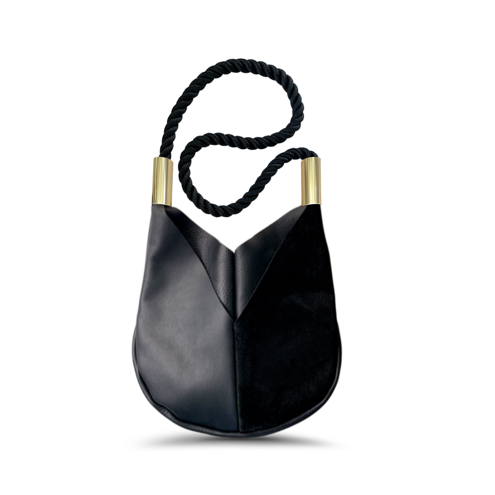 Original Wildwood Bag // Small Crossbody in Black Leather Summer Night Black Handbag Only