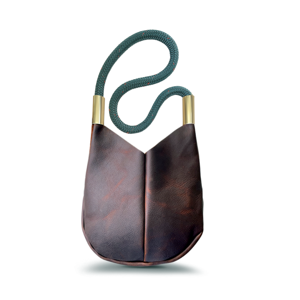 Original Wildwood Bag // Small Crossbody in Brown Leather