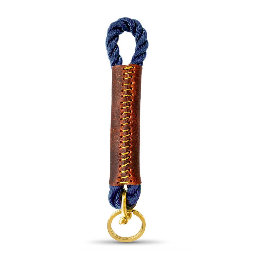 Rope + Leather Keychains