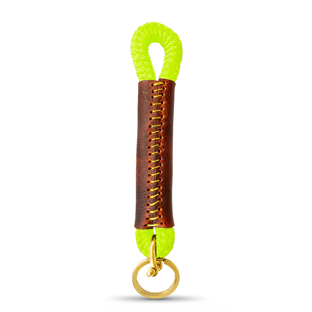 Rope + Leather Keychains