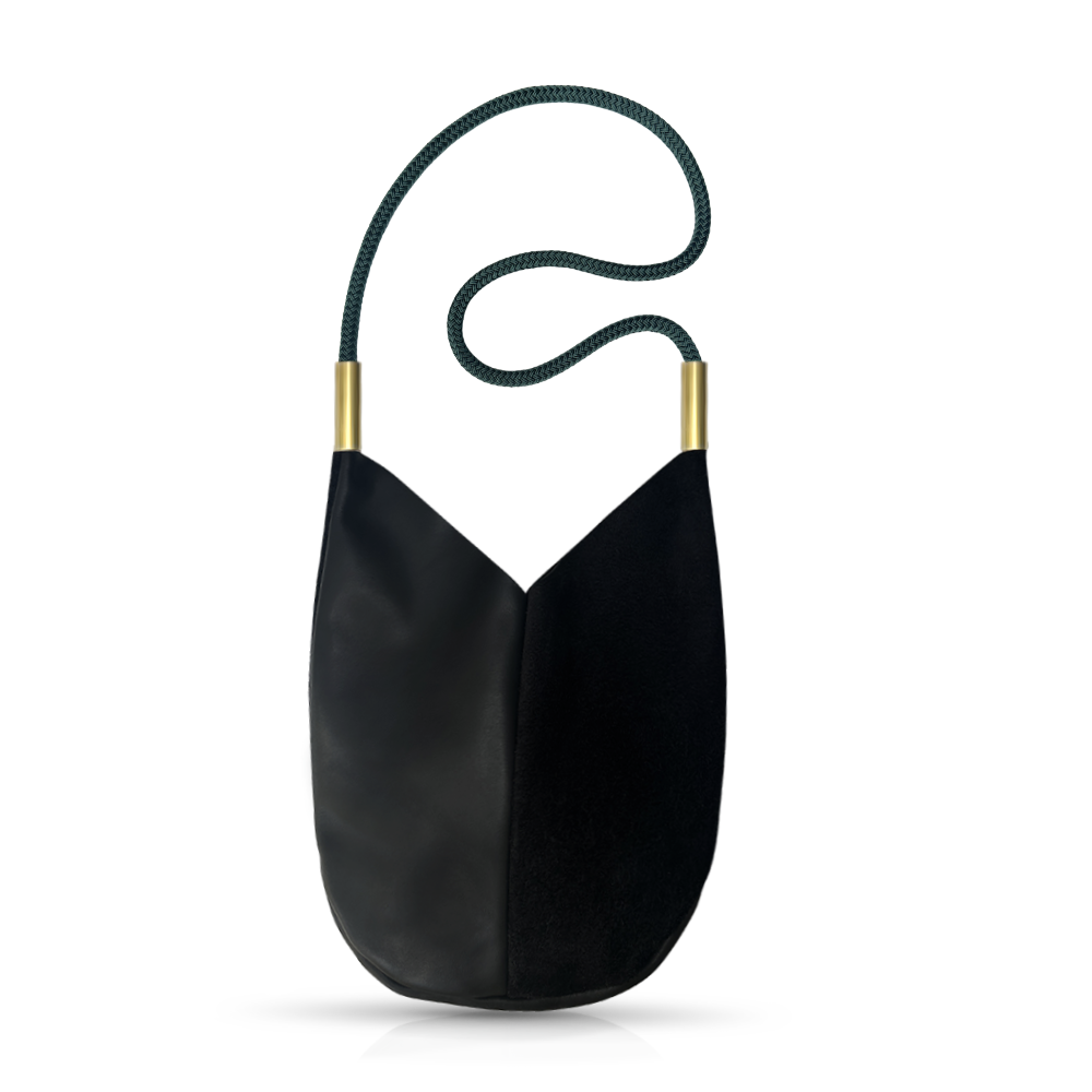 Mermaid Purse // in Black Leather
