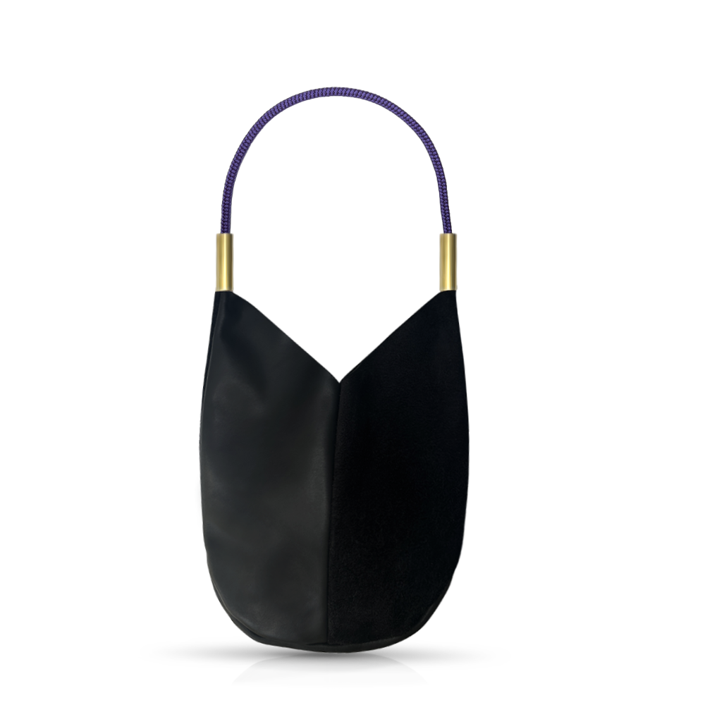 Mermaid Purse // in Black Leather