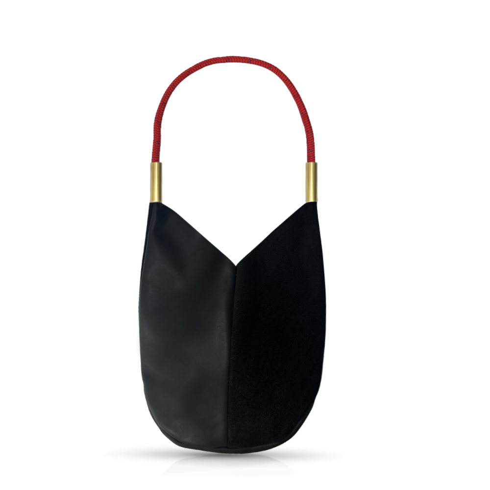 Mermaid Purse // in Black Leather