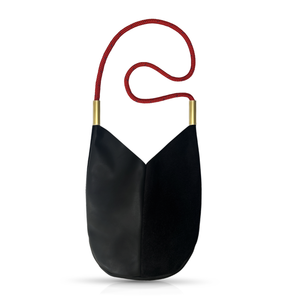 Mermaid Purse // in Black Leather