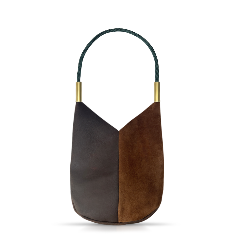 Mermaid Purse // in Brown Leather