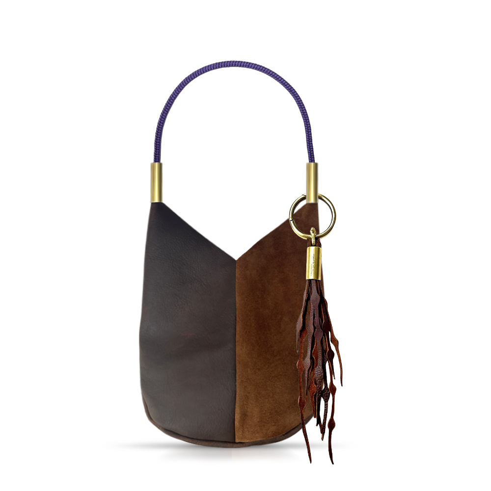 Mermaid Purse // in Brown Leather