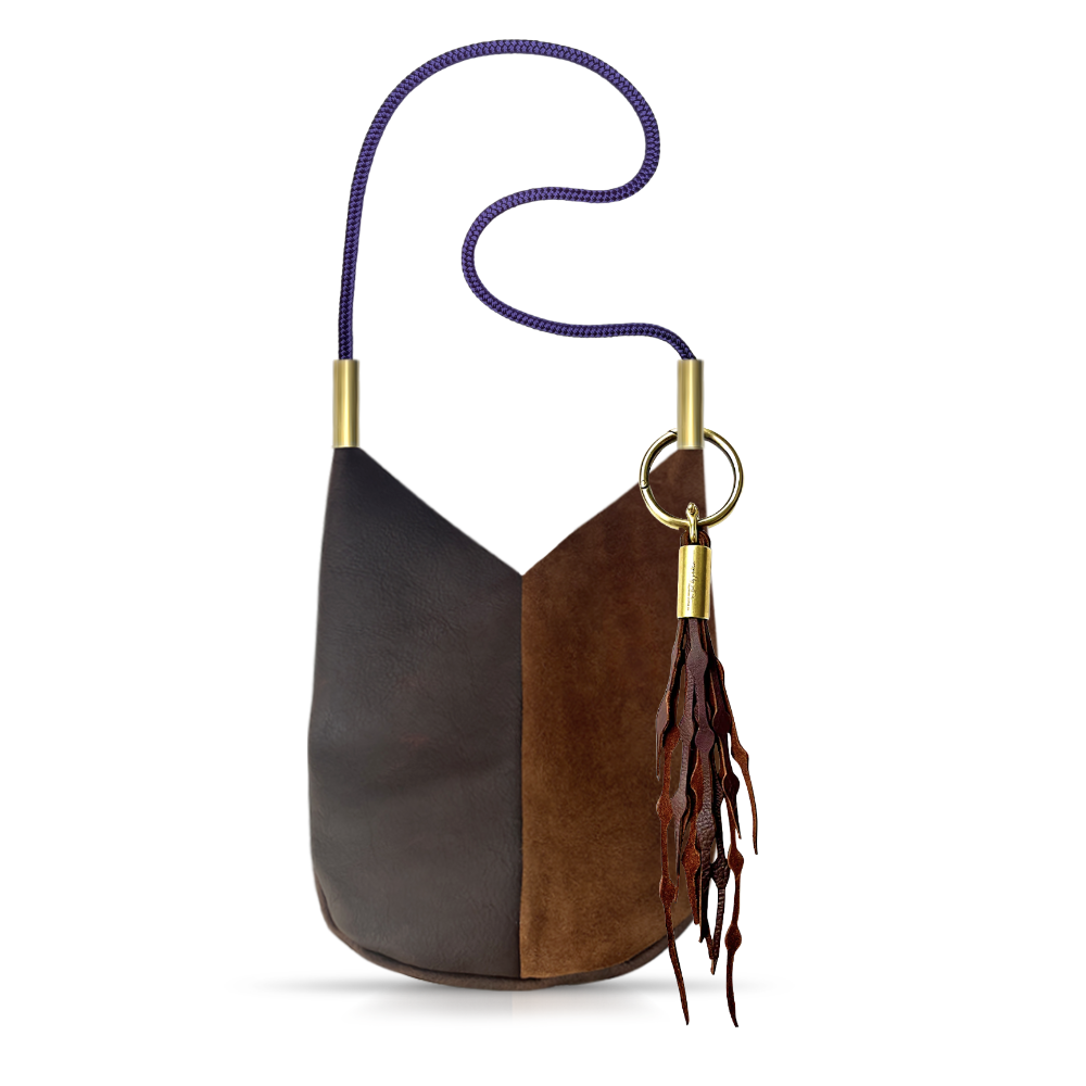 Mermaid Purse // in Brown Leather