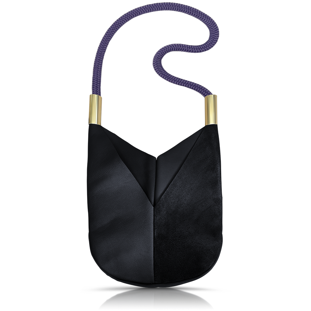 Original Wildwood Bag // Large Crossbody in Black Leather