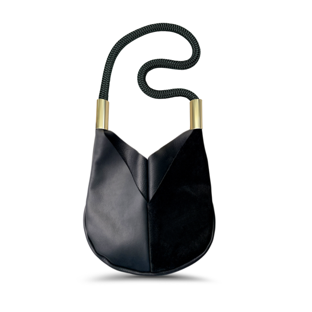 Original Wildwood Bag // Small Crossbody in Black Leather