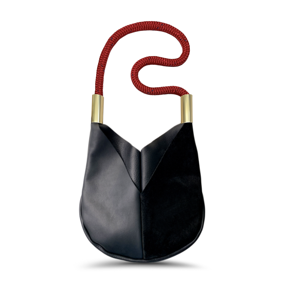 Original Wildwood Bag // Small Crossbody in Black Leather
