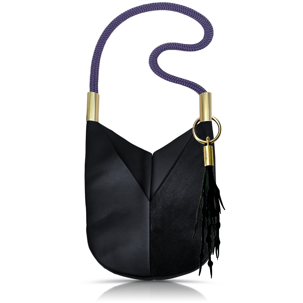Original Wildwood Bag // Large Crossbody in Black Leather