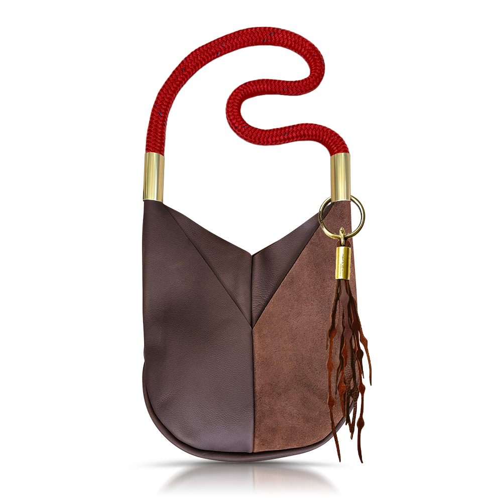 Original Wildwood Bag // Large Crossbody in Brown Leather