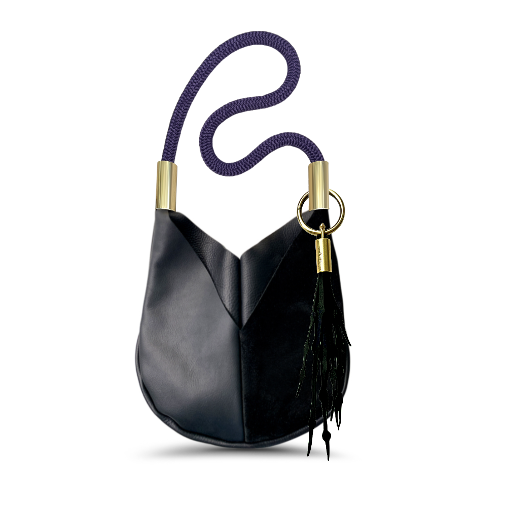 Original Wildwood Bag // Small Crossbody in Black Leather