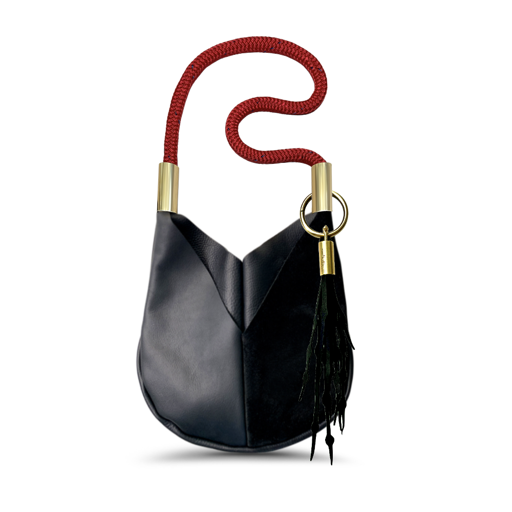 Original Wildwood Bag // Small Crossbody in Black Leather