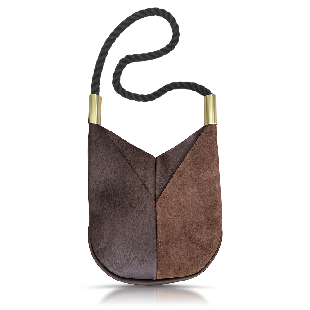 Original Wildwood Bag // Large Crossbody in Brown Leather Summer Night Black Handbag Only