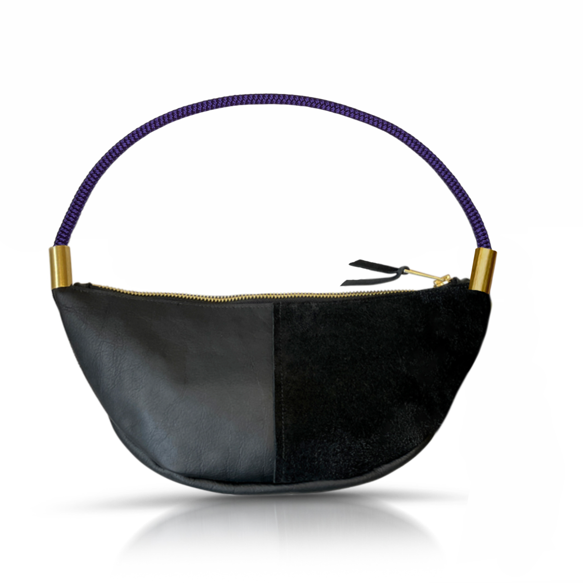 Sling Bag // in Black Leather