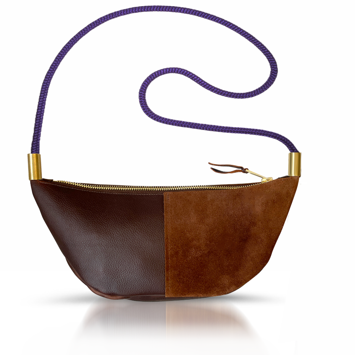 Sling Bag // in Brown Leather
