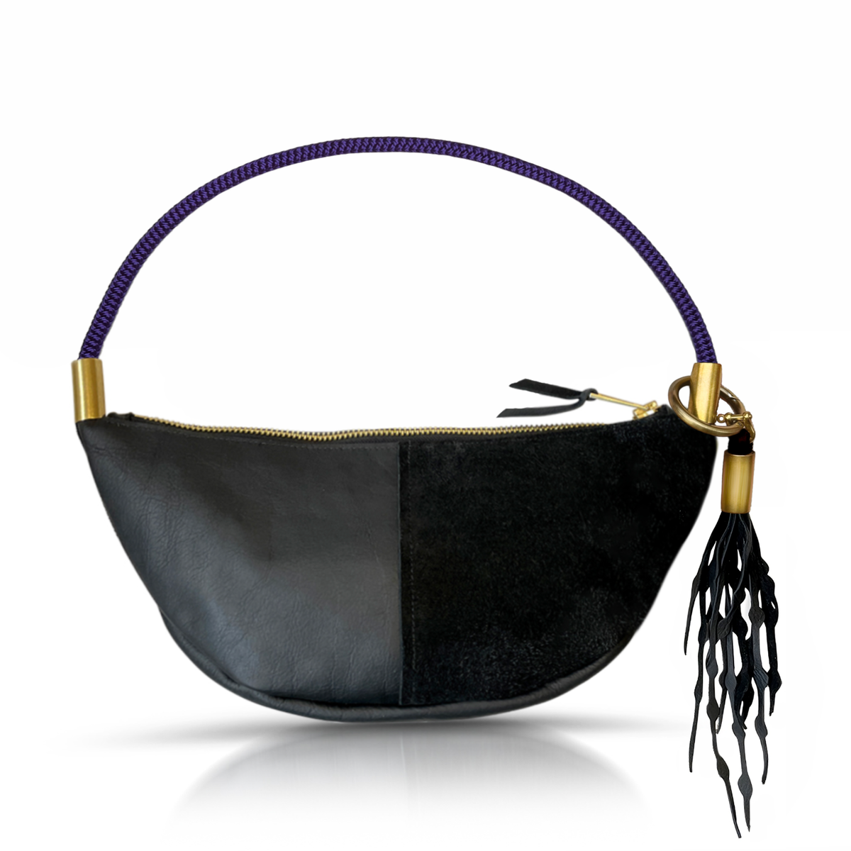 Sling Bag // in Black Leather