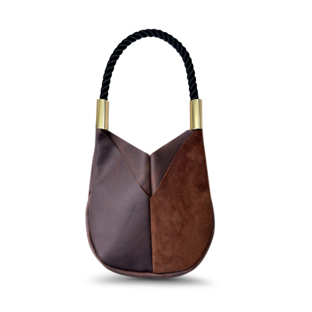 Original Wildwood Bag // Small in Brown Leather Summer Night Black Handbag Only