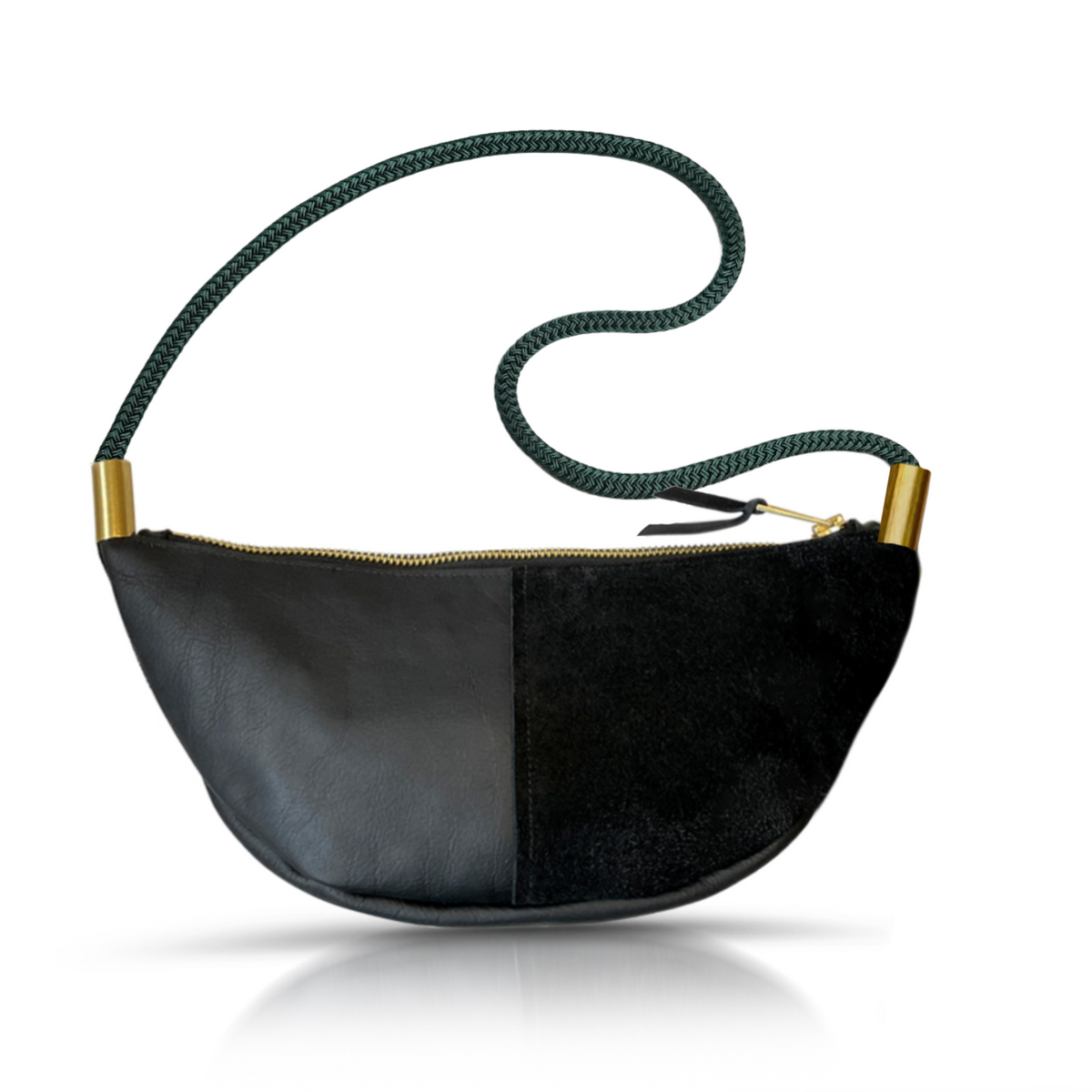 Sling Bag // in Black Leather