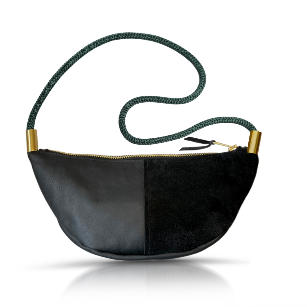 Sling Bag // in Black Leather