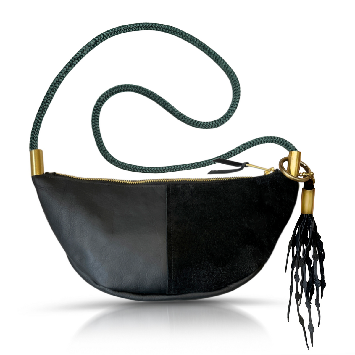 Sling Bag // in Black Leather