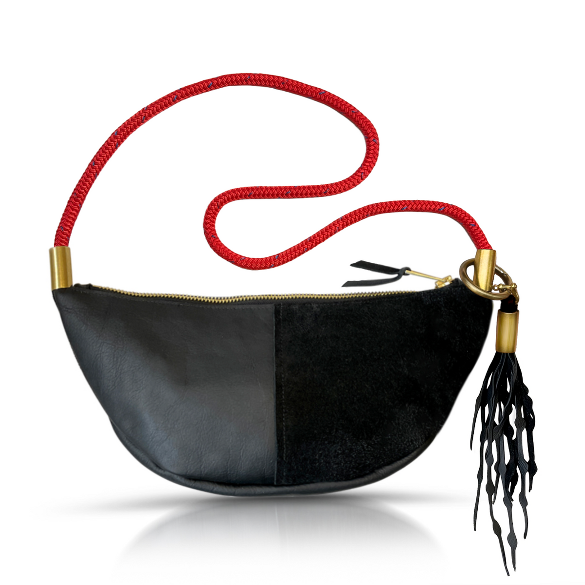Sling Bag // in Black Leather