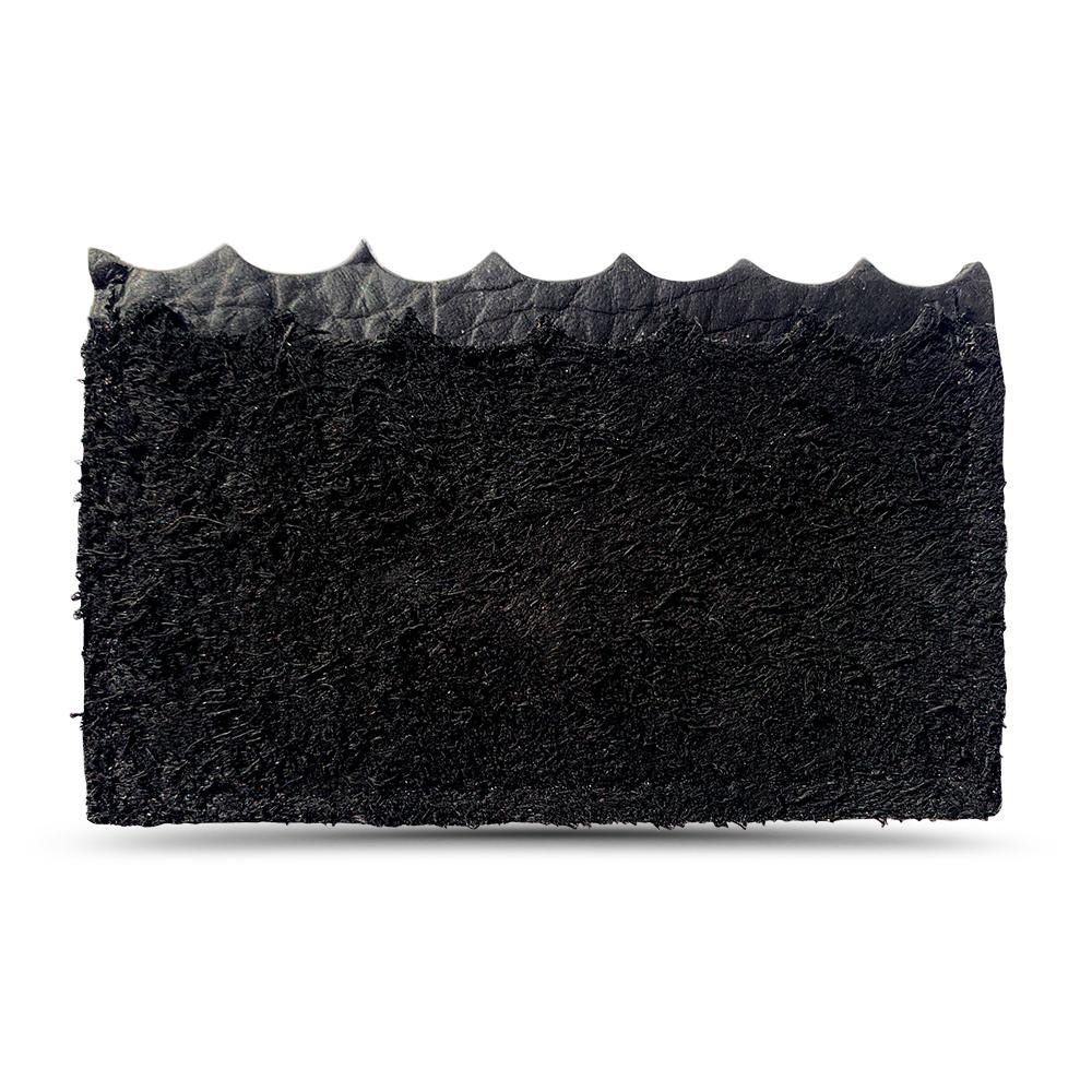 Mini Wallet "Inspired By Salt Air" // in Black Leather