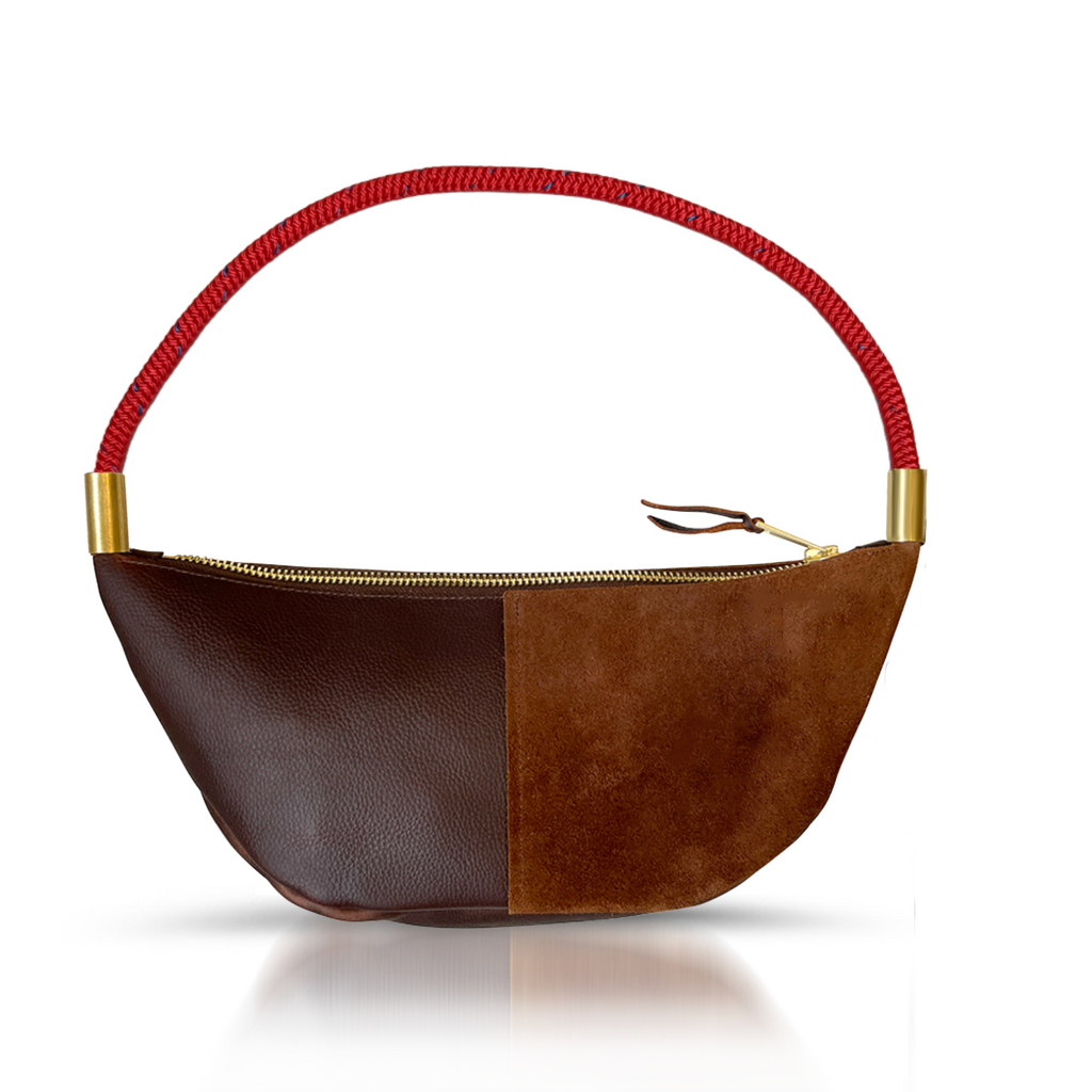 Sling Bag // in Brown Leather