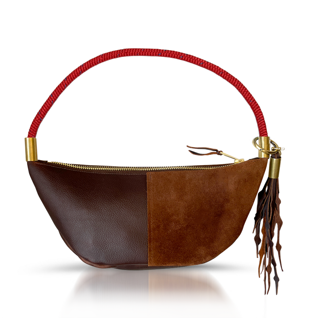 Sling Bag // in Brown Leather