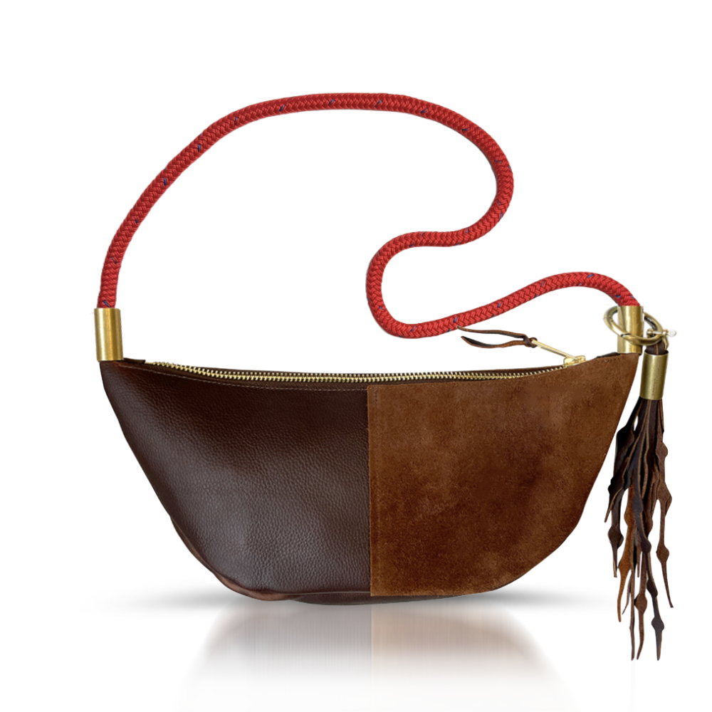 Sling Bag // in Brown Leather